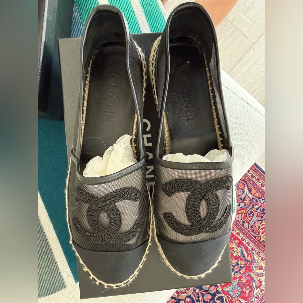 Chanel Mesh Espadrilles - Picture 1 of 11